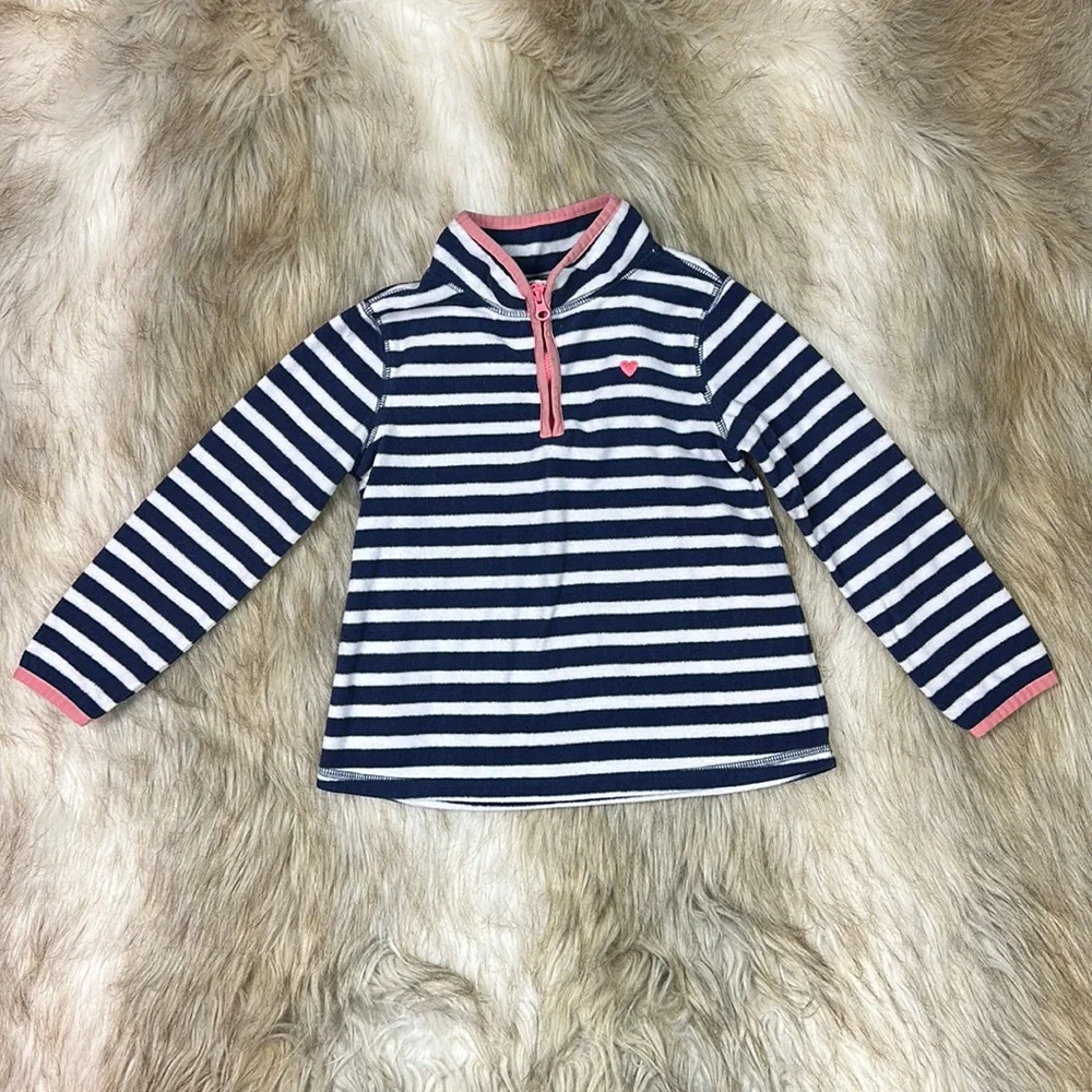 4T Girls Pullover Sweatshirt Bundle Cat & Jack OshKosh Fleece